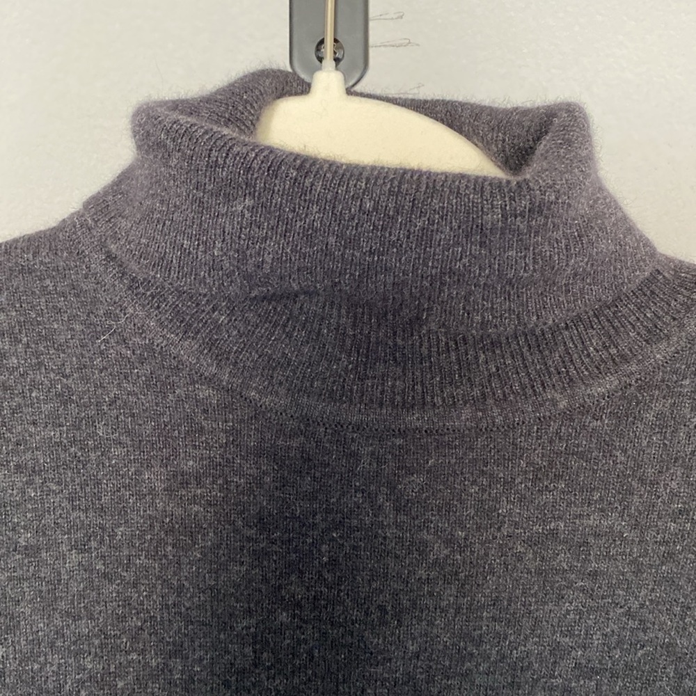 Lauren by Ralph Lauren Charcoal Turtleneck Sweater - Picture 3 of 4